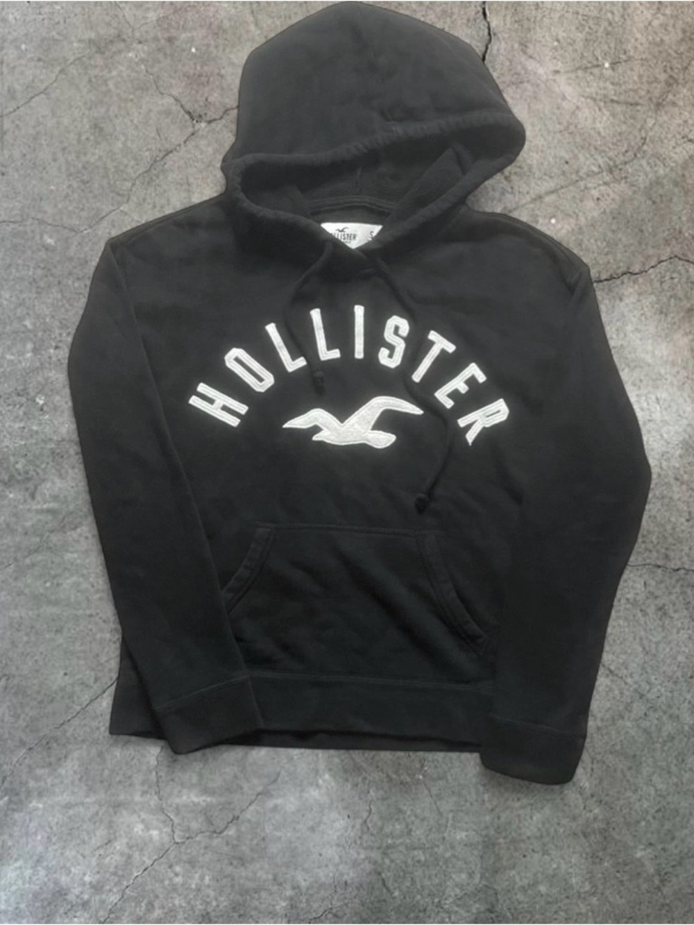 Y2K Hollister Co. Black Hoodie